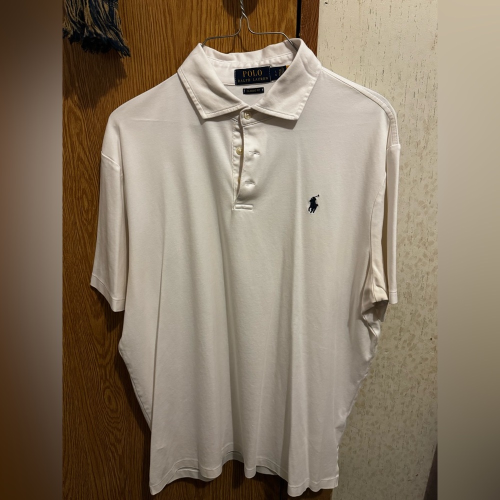Polo by Ralph Lauren Cream Polo Shirt